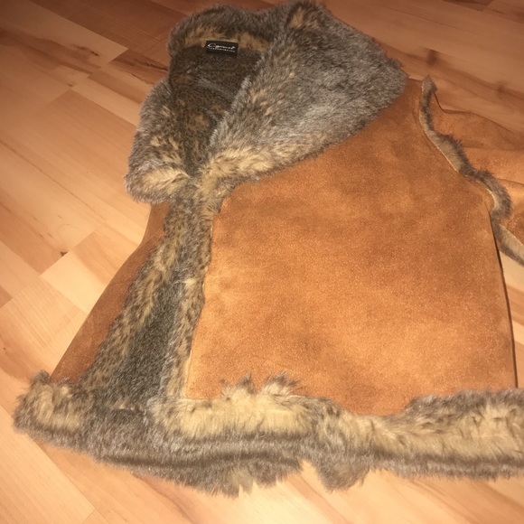 Vintage cropped suede jacket - Picture 3 of 4